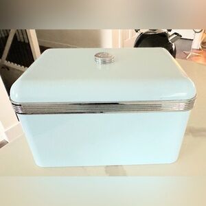 White Metal Storage Box
